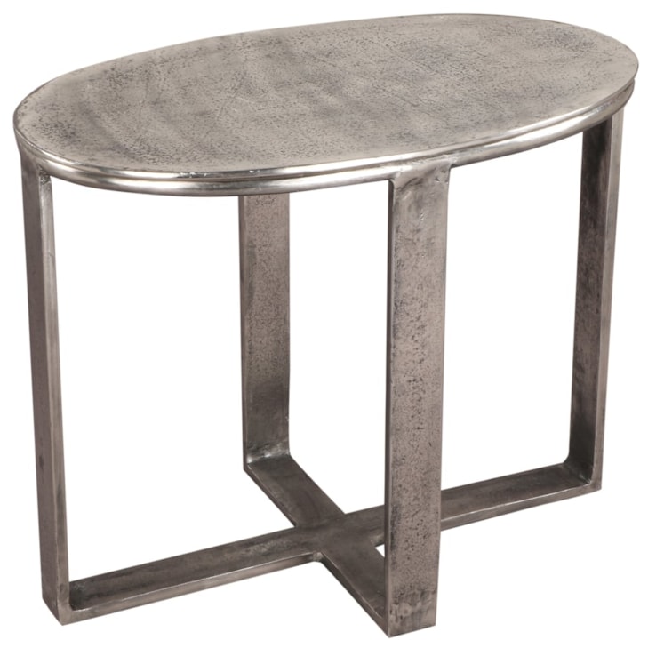 Classic Home Flores 27" Oval End Table
