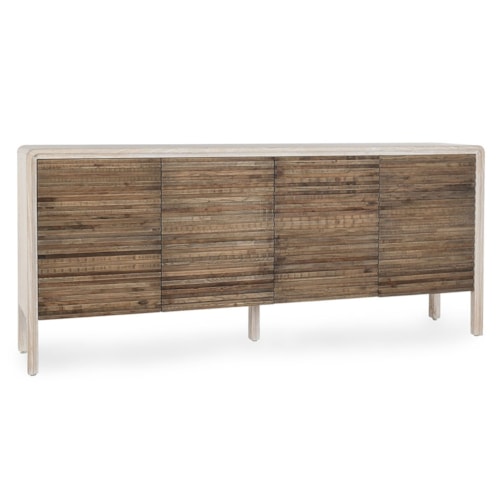 Farmhouse 4-Door Accent Cabinet