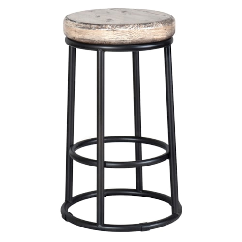 Rustic Counter Height Stool