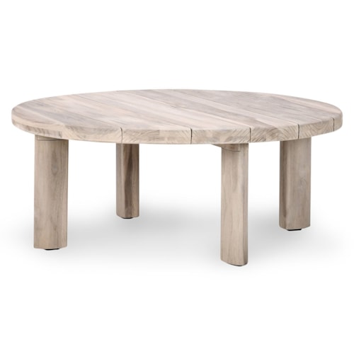 Cottage Outdoor Round Coffee Table
