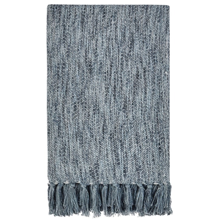 Classic Home THROWS Tc Sharma Denim Blue Throw 50X70