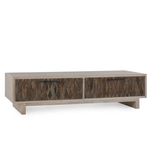 Contemporary 2-Drawer Coffee Table