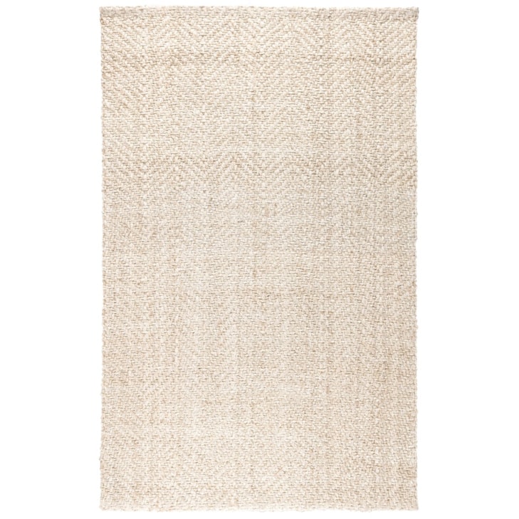Classic Home Jute Favorites Herringbone Ivory 6x9