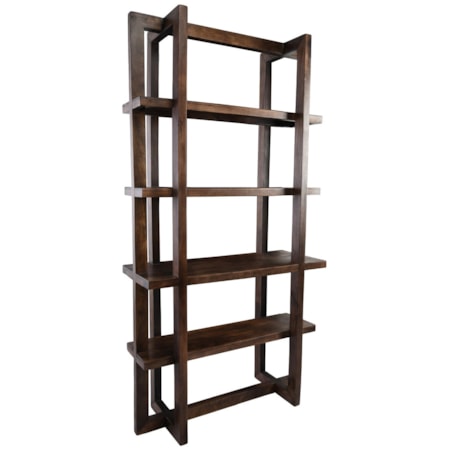 86" Bookcase Brown