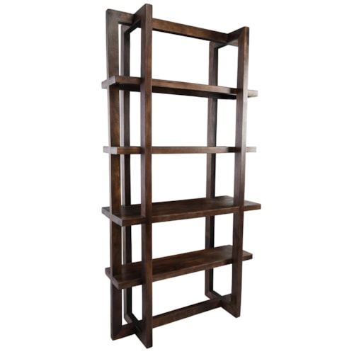 86" Bookcase Brown