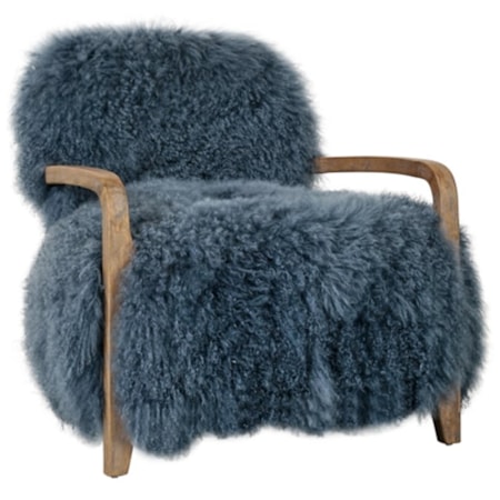 Fur Accent Chair