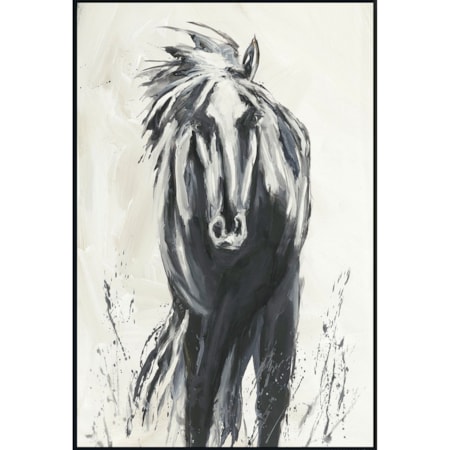 Dark Horse Painting 48x72