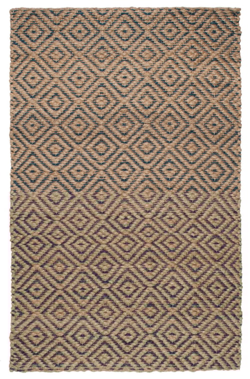 Natural/Sapphire Rug