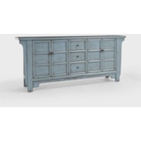 Modern 4-Door Cabinet