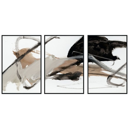72" x 36" Set of 3 Paintings By Buddy Whitlock