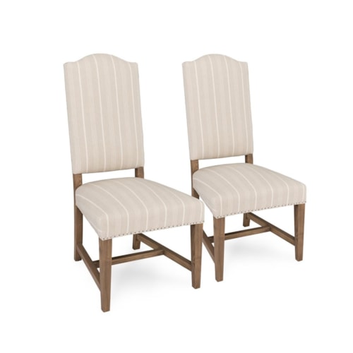 Transitional Upholstered Dining Chair - Set of 2