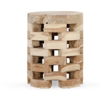 Contemporary Round Accent Table