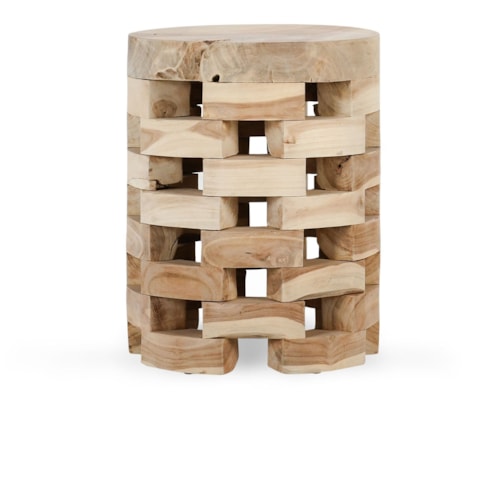 Contemporary Round Accent Table