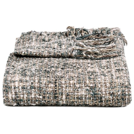 Blue Slate Throw 50X70