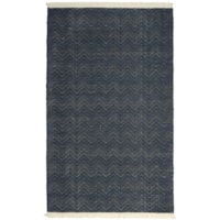 Indoor/Outdoor Navy 5x8 Rug