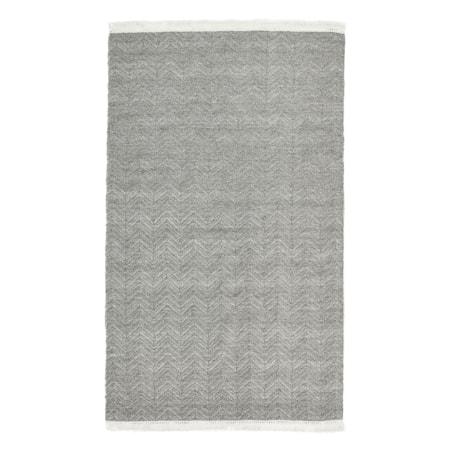 Indoor/Outdoor Stone Gray 5x8 Rug