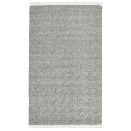 Indoor/Outdoor Stone Gray 5x8 Rug