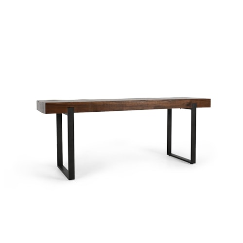 Rustic Counter Table with Reclaimed Wood