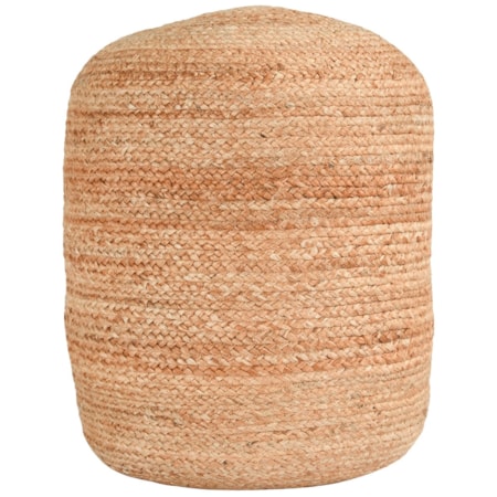 Madeira Jute Natural Pouf 18X18x18