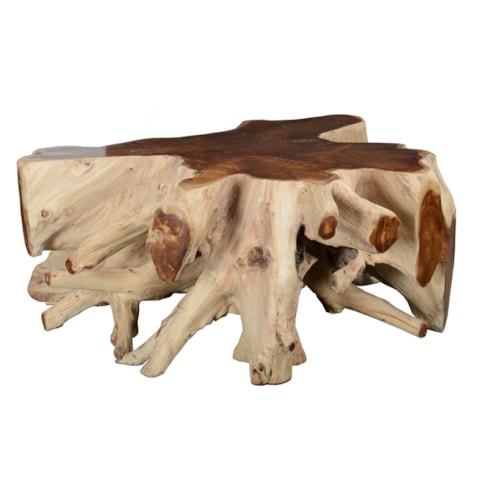 Rustic Coffee Table with Natural Design