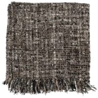 Tc Porter Black/Ivory Throw 50X70