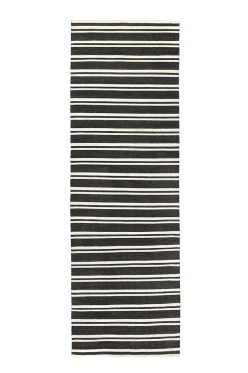 Performance Palma Stripe Charcoal/Ivory 2.6X8