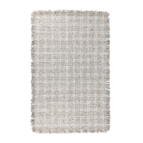 9' x 12' Checkered Wool Rug