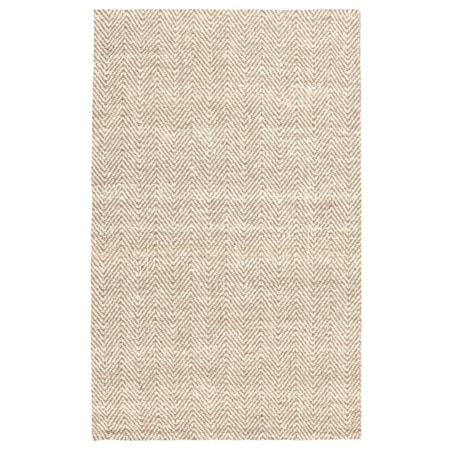 Herringbone Chenille Ivory/Natural 2x3