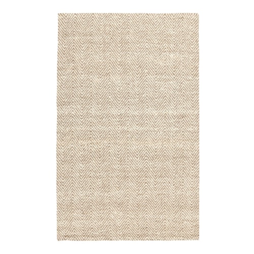 Herringbone Chenille Ivory/Natural 2X3