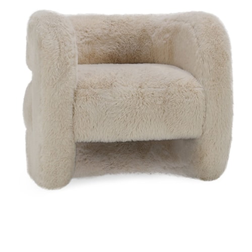 Glam Plush Accent Chair