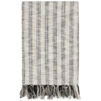 Tc Linna Natural/Black Throw 50X70