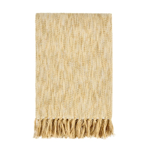 Tc Sharma Yellow Throw 50X70