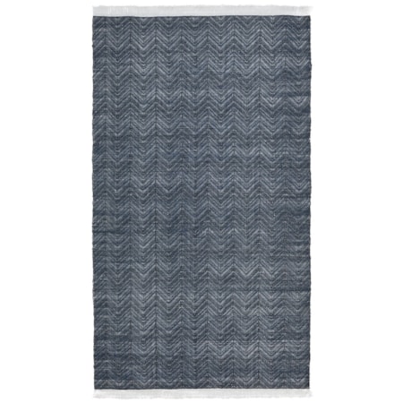 Indoor/Outdoor Navy 9x12 Rug