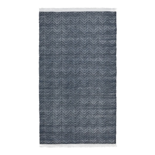 Indoor/Outdoor Navy 9x12 Rug