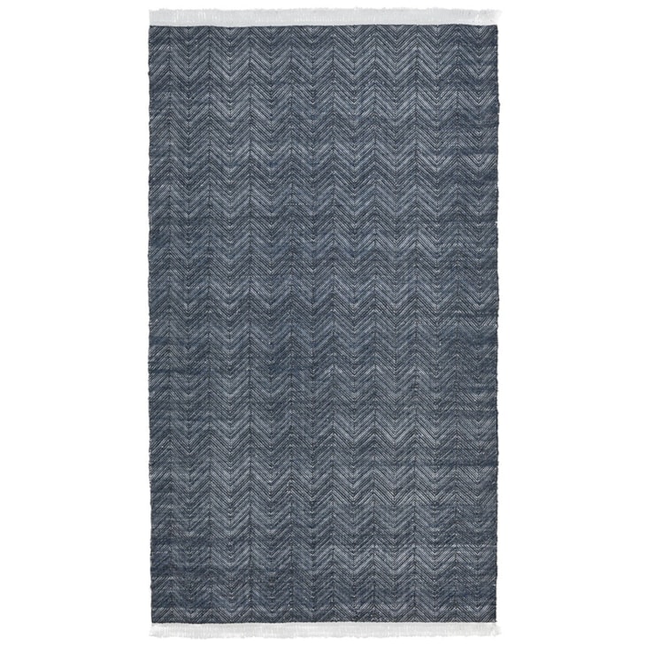 Classic Home Augusta Indoor/Outdoor Navy 9x12 Rug