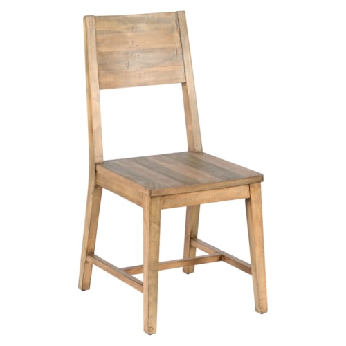Farmhouse Dining Side Chair with Open Back