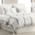 White with blue stripe
