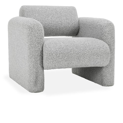 Contemporary Open-Back Accent Chair