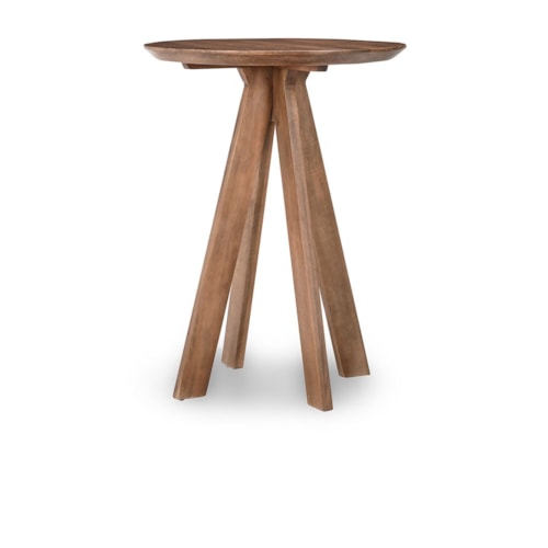 Transitional 32" Round Dining Table with Tapered Base