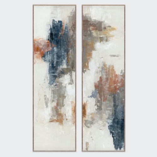 20" x 70" Set of 2 Paintings  By Buddy Whitlock