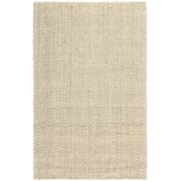 Herringbone Ivory 2X3