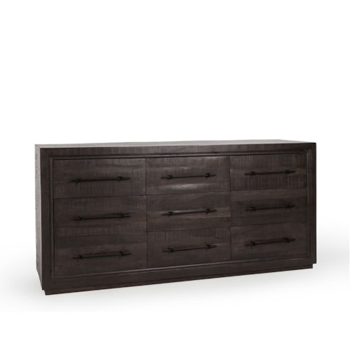 Contemporary 9-Drawer Dresser