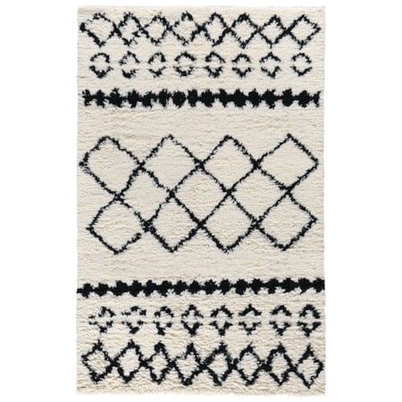 Granada Shag Ivory 5x8