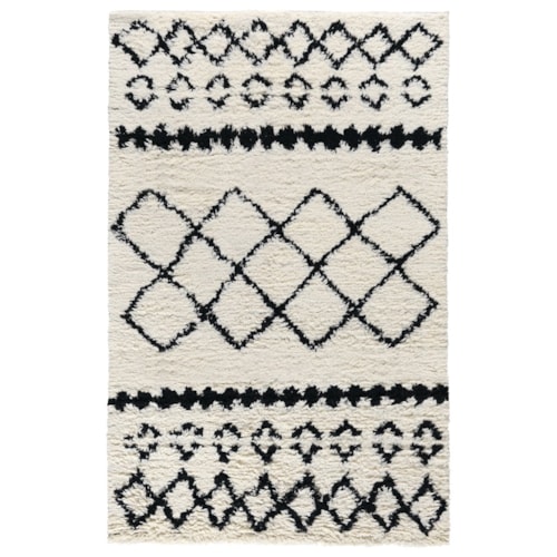 Granada Shag Ivory 5X8