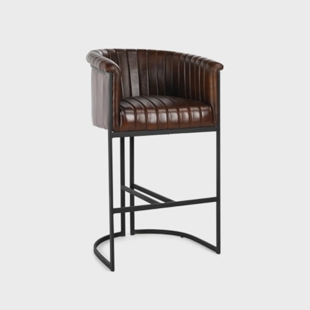 Bar Stool Rustic Brown