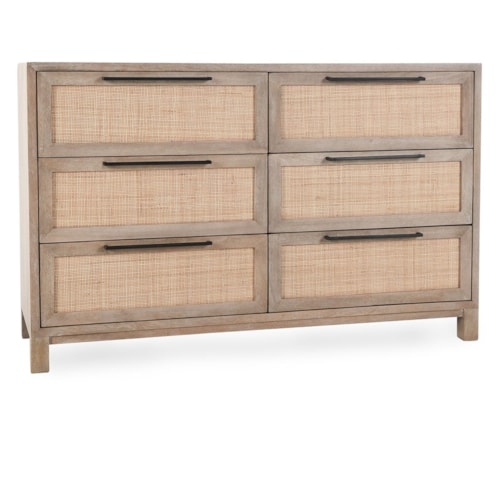 Coastal 6-Drawer Dresser