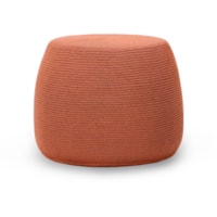 Transitional 21" Outdoor Pouf
