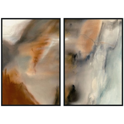 Podent Painting 60X40 Set Of 2 By Buddy Whitlock