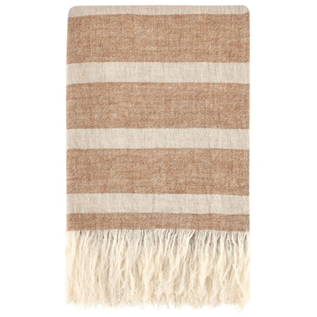 Tc Sherry Hazel/ Natural Throw 50X70
