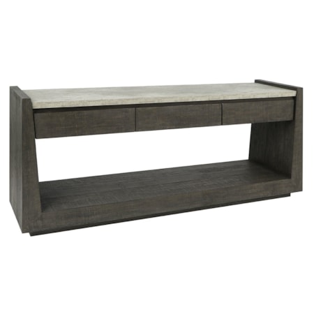 3-Drawer Console Table